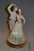 G.Armani Pottery Figurine "Dancing Couple"