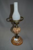 Onyx Oil Lamp (Converted to Electric)