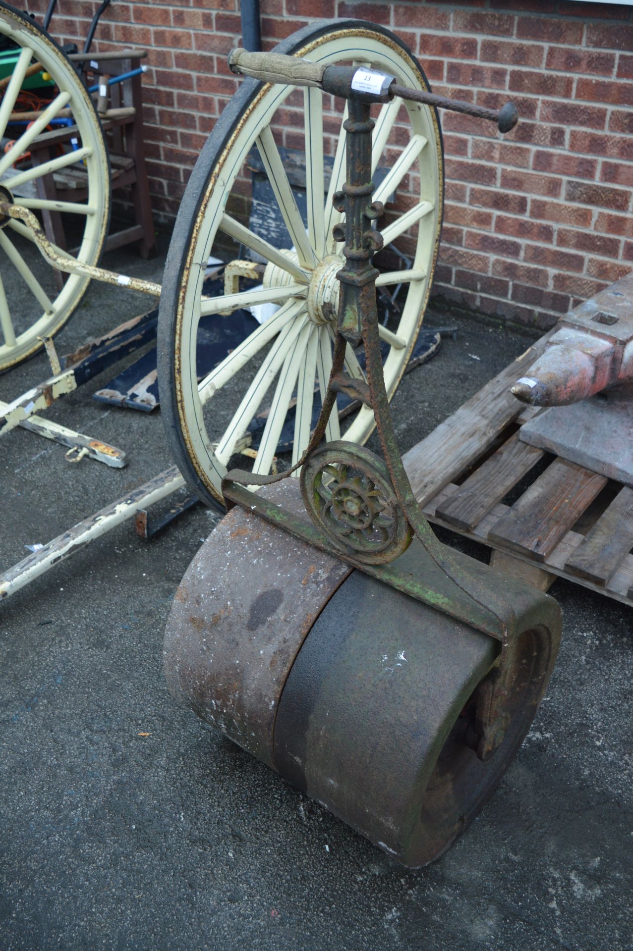 Cast Iron Garden Roller