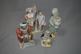 Staffordshire Figurine and Other Figurines Henry V