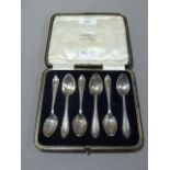 Cased Table Spoon Set - Birmingham 1923, Approx 97