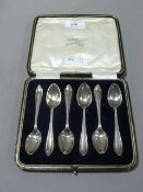 Cased Table Spoon Set - Birmingham 1923, Approx 97