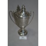 Hallmarked Silver Trophy with Lid - Birmingham 192