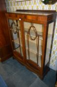 Walnut Display Cabinet with Astragal Glazed Doors