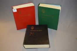 Three Volumes of Lloyd Register of Shipping A-Z