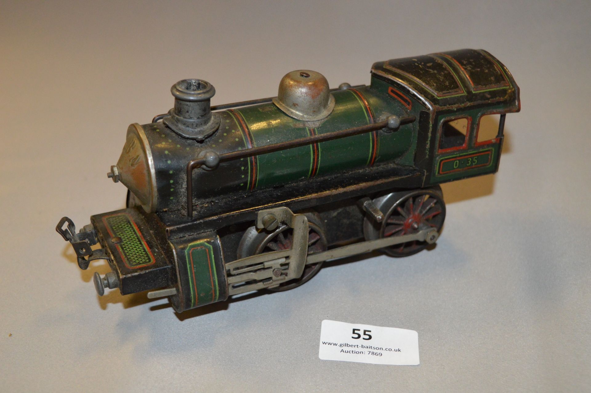 Karl Bub KBN Tin Plate Lithograph Train Engine