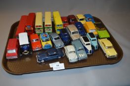 Twenty Five Diecast Model Vehicles; Dinky, Corgi,