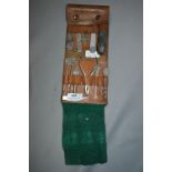 Leather Cased Watch Repairer's Tool Set