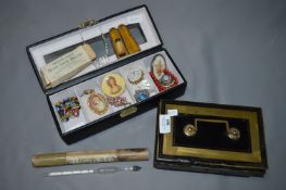 Jewellery Box, Costume Jewellery, Cash Tin and Ter