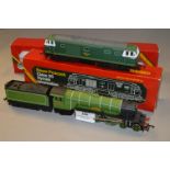 Hornby Railways Model Engine and Carriage "Flying