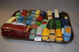 Twenty Nine Dinky and Corgi Diecast Model Vehicles