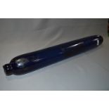 Large Bristol Blue Glass Rolling Pin
