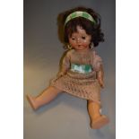 Large 1960's Plastic Doll
