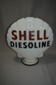 Shell Diesoline Petrol Pump Globe