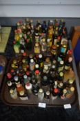 Approximately 96 Miniature Spirit Bottles