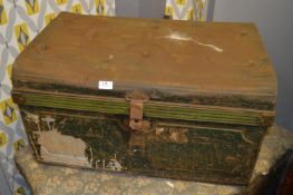 Tin Travel Trunk