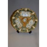 Majolica Pottery Plate