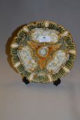 Majolica Pottery Plate