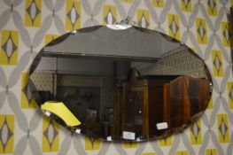 Oval Bevelled Edge Wall Mirror