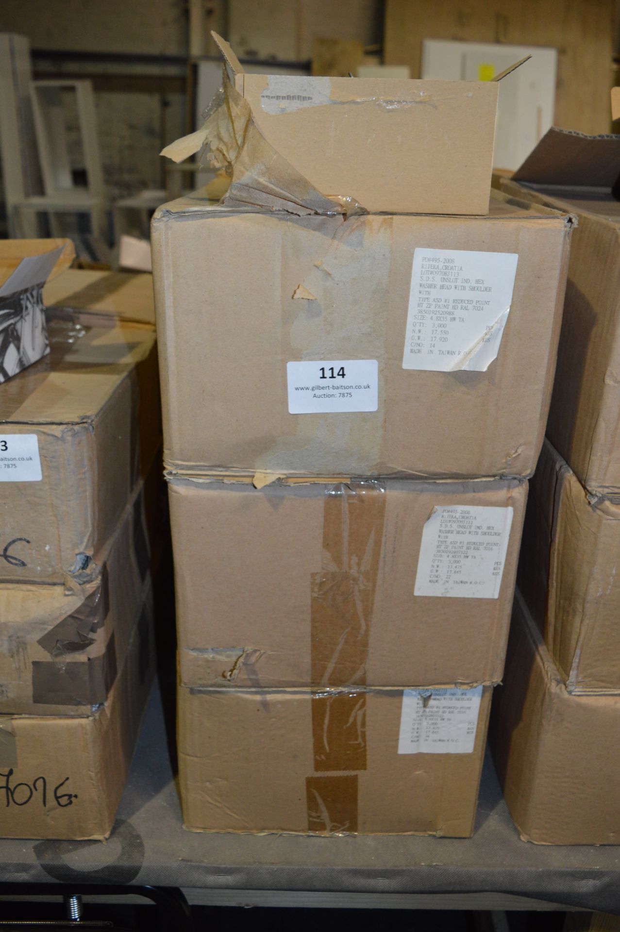 *Six Boxes Containing 3000 Self Drill Sheet Fixing