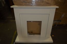 *Twenty MDF Fire Surround (Ivory) As Located on Lo