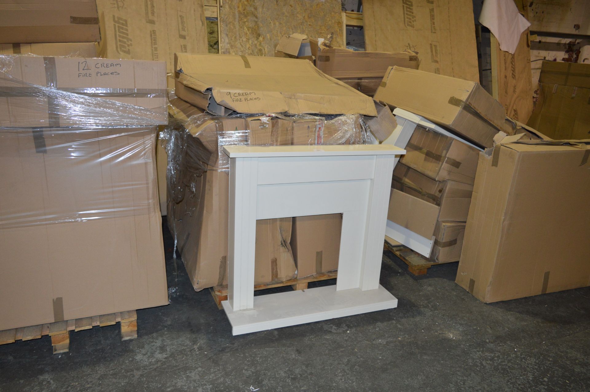 *Thirty Ivory MDF Fire Surrounds