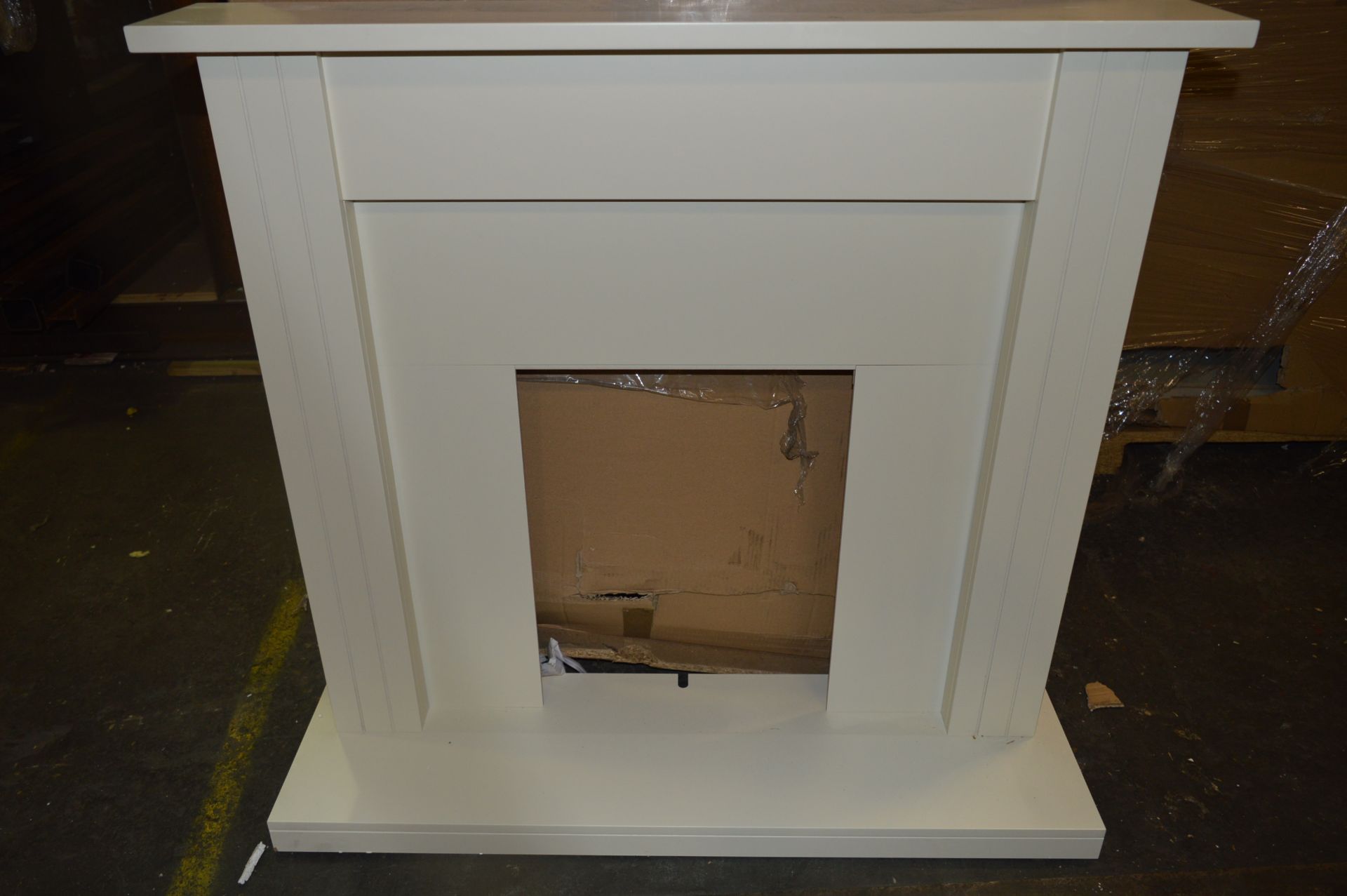 *Eight MDF Fire Surround (Ivory)