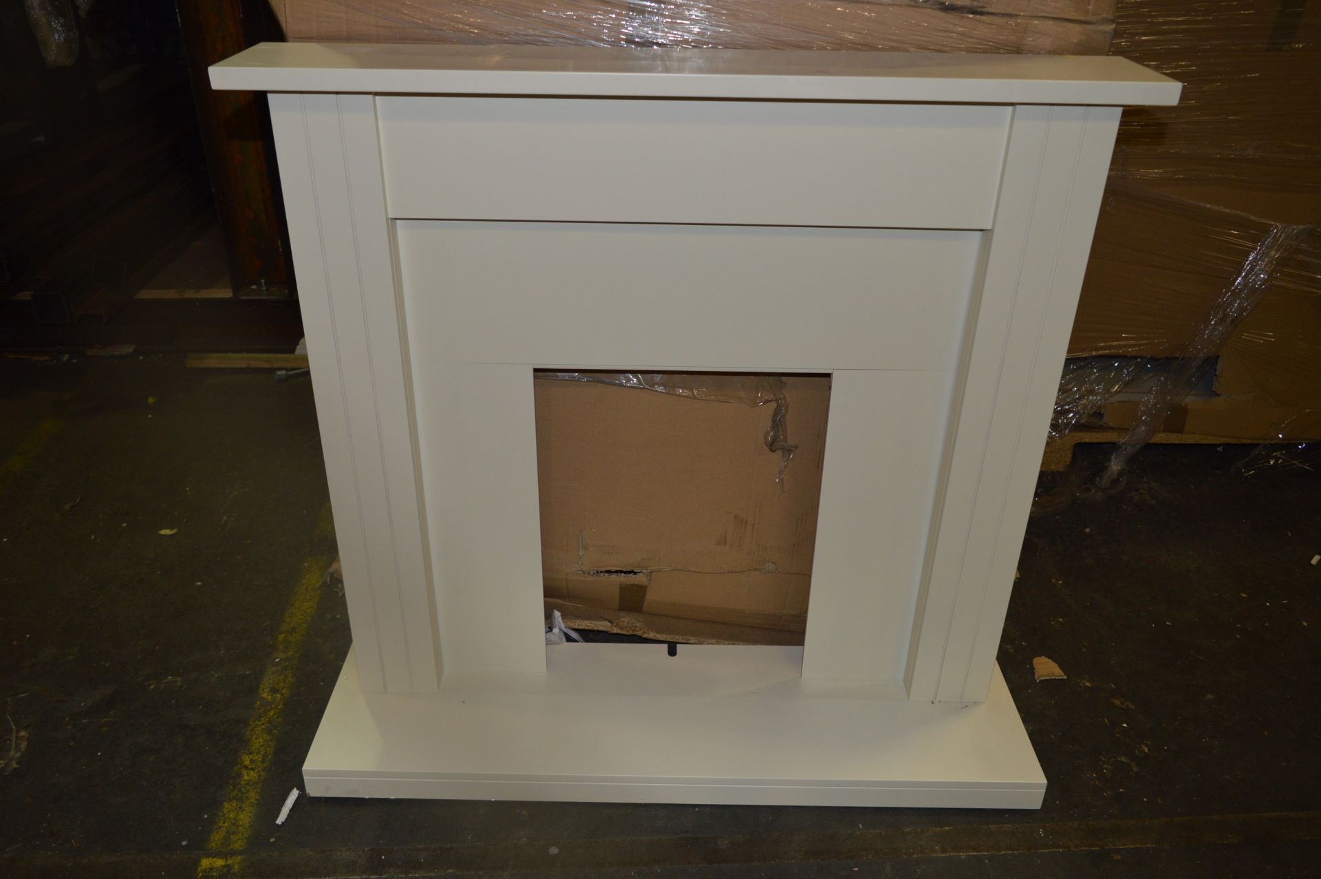 *Fifty Two MDF Fire Surround (Ivory) As Located on