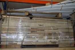 Pallet Containing White MDF Architraves and a Pallet