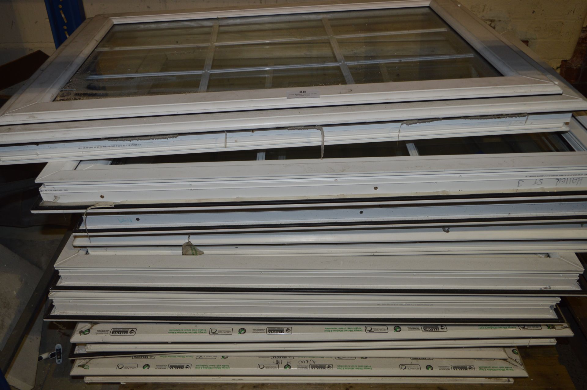 *Ten UPVC Glazed Window Frames 790x1040