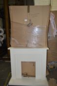 *Nine MDF Fire Surround (Ivory)