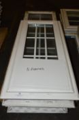 *Five Glazed UPVC Window Frames (Assorted Sizes)