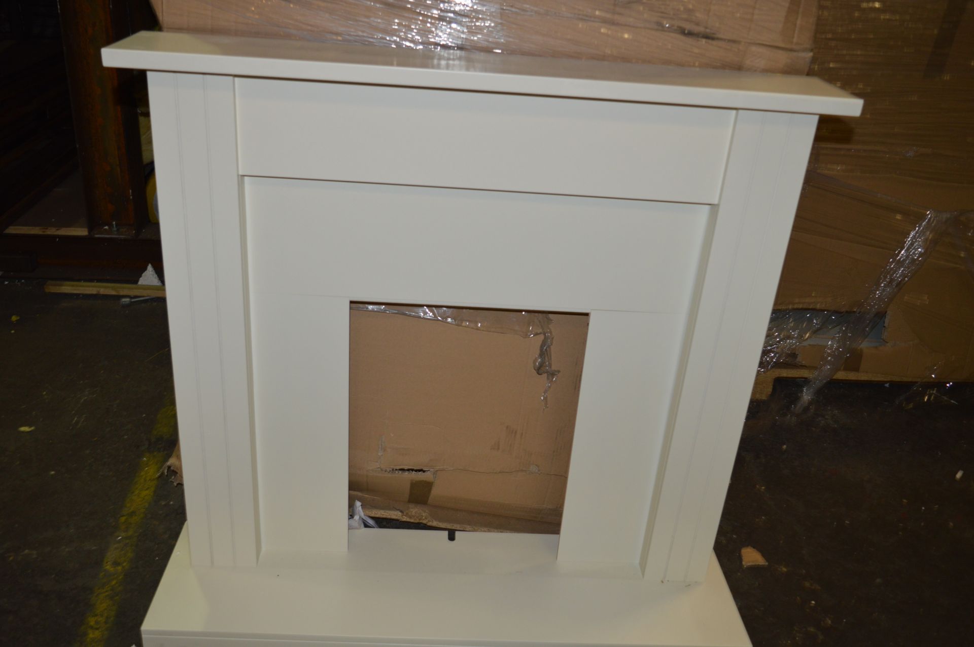 *Seven Ivory MDF Fire Surrounds