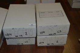 *Four Boxes of New Glasses Frames Model 104