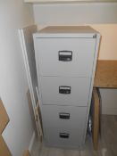 *Four Drawer Foolscap Filing Cabinet (Grey)
