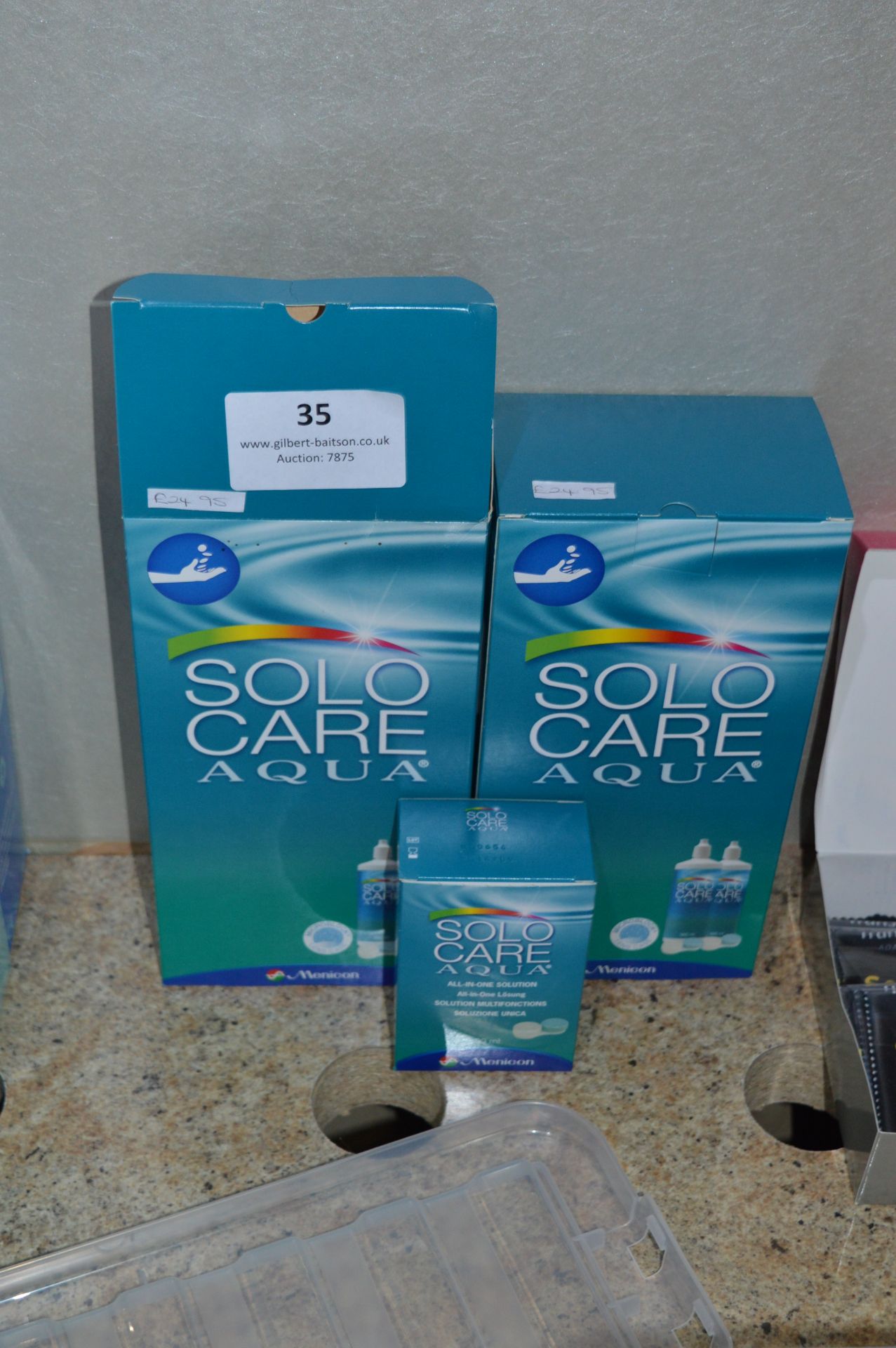 *Two Packs of Two Bottles of Solo Care Aqua Contac