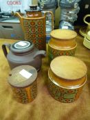 Hornsey Pottery Storage Jars, Tea and Coffee Pots