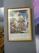 Framed Photo Print "The Wombles Playing Chess"