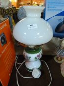 Electric Table Lamp in the From of an Oil Lamp
