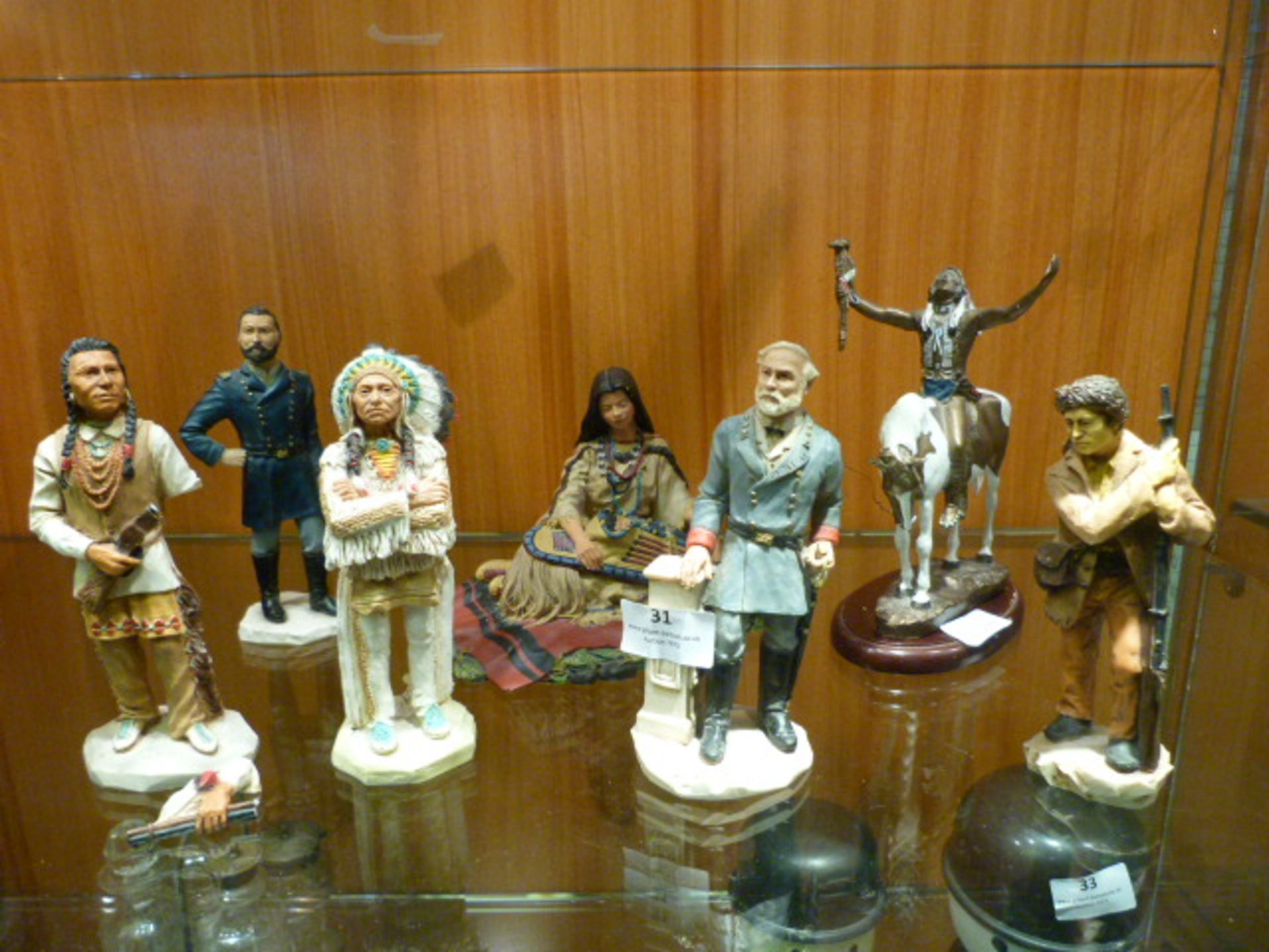 Collection of Italian Pottery Figurines - American