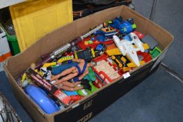 Large Box of Children's Toys, Action Figures, Toy