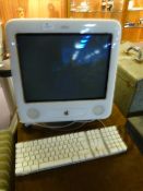 Apple E Mac Computer with Keyboard