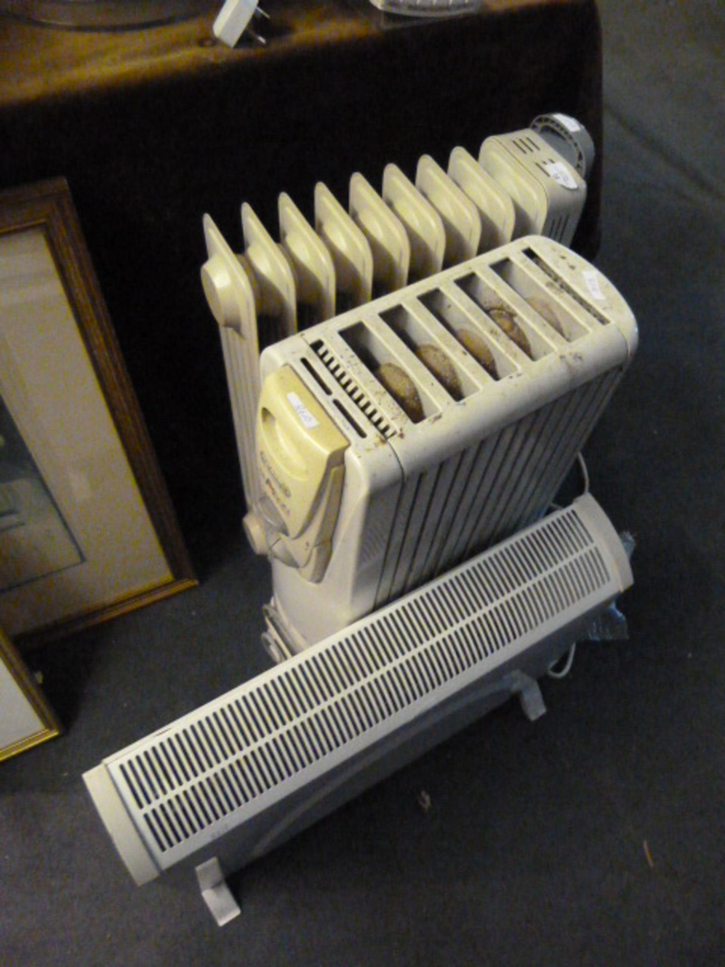 Three Electric Radiator Heaters