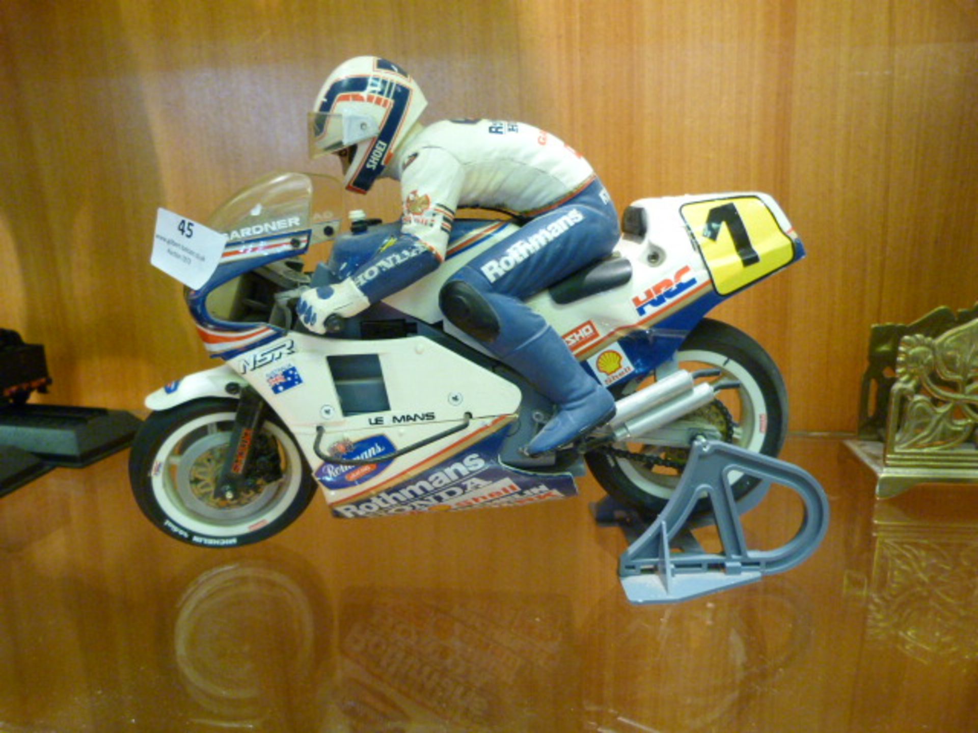 Radio Controlled Racing Motorbike on Stand