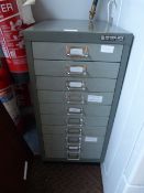 Bisley Ten Drawer Filing Cabinet