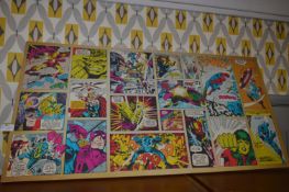 Marvel Comic Action Hero Print