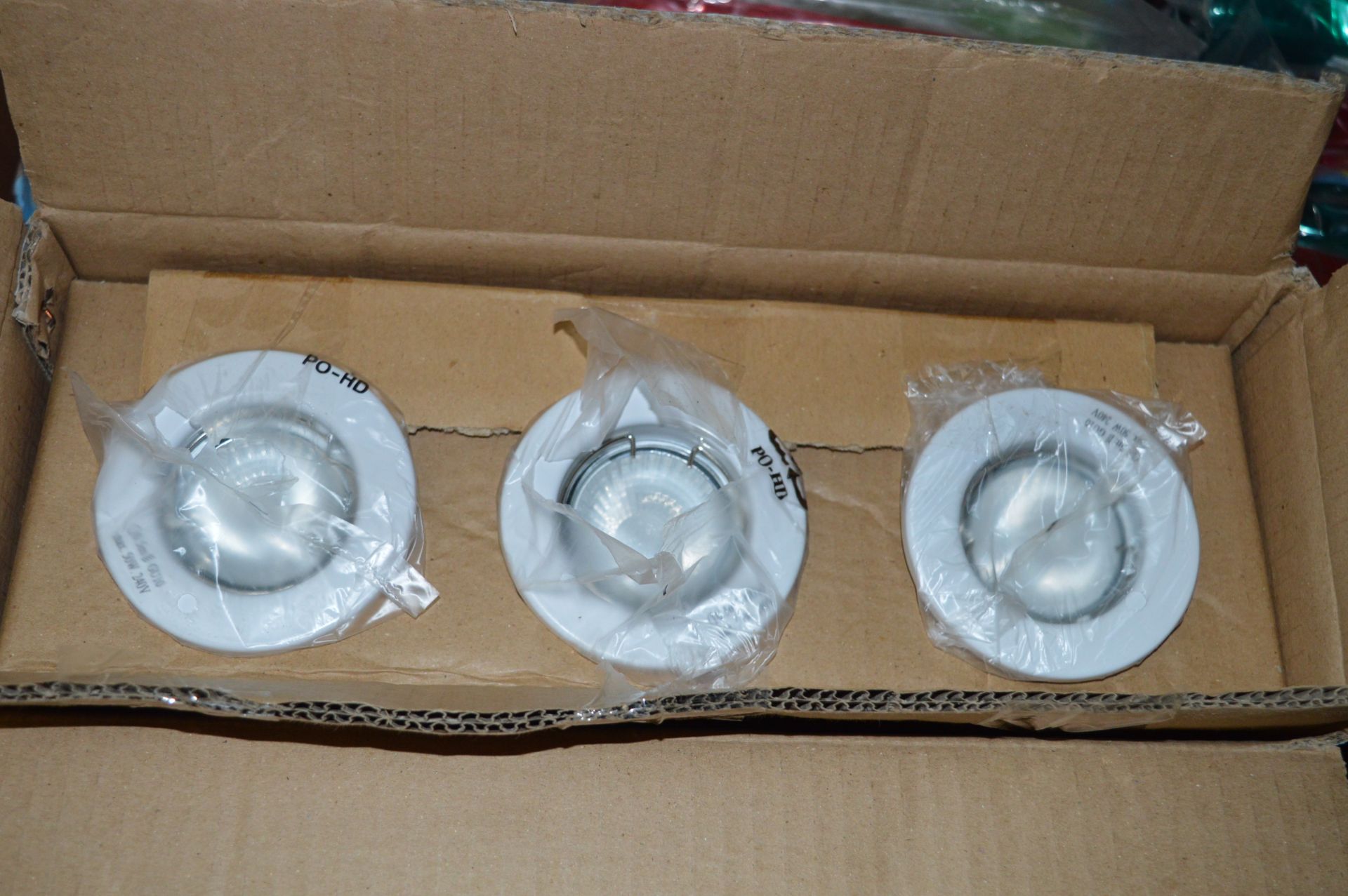 *Set of Three GU10 Eyeball Lights (White)