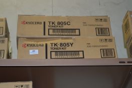 *Two Kyocera TK805 Toner Cartridges