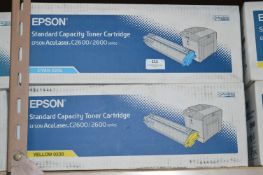 *Four Epson C2600 Toner Cartridges