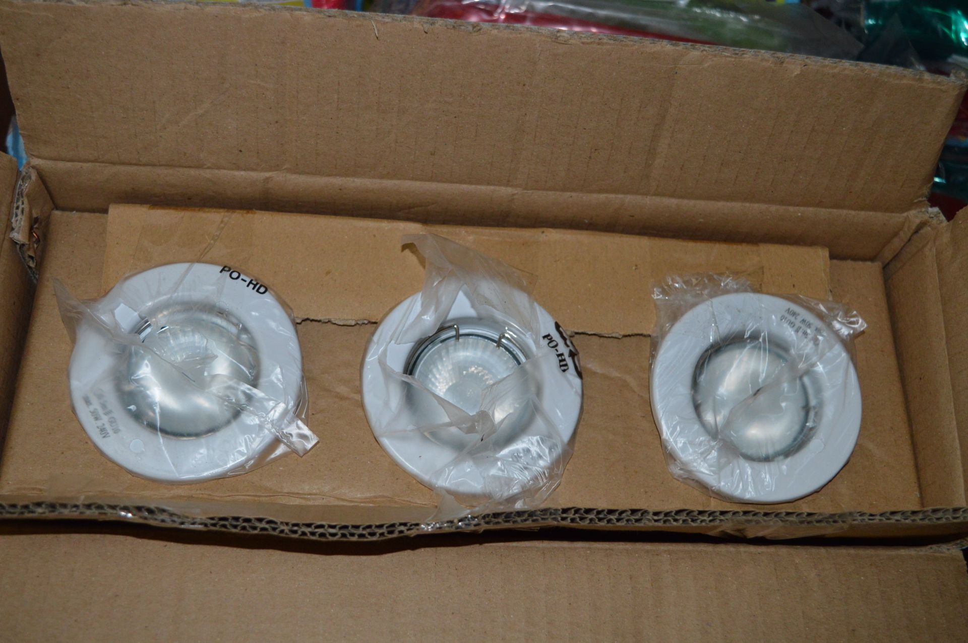 *Set of Three GU10 Eyeball Lights (White)